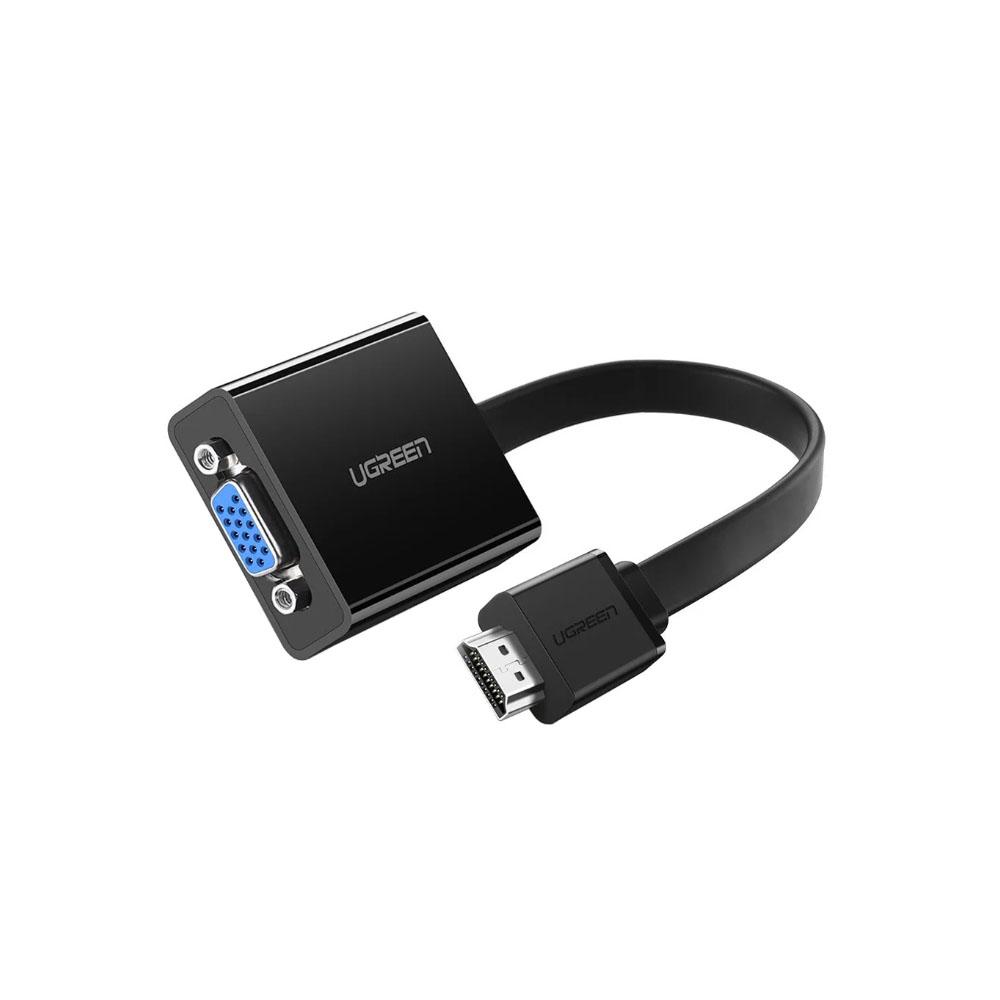 JIBGO - จิ๊บโก จำหน่ายสินค้าหลากหลาย และคุณภาพดี | ADAPTER/CONVERTER (อุปกรณ์แปลงสัญญาณ) UGREEN HDMI TO VGA WITH MICRO USB [40248]